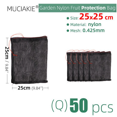 5-50 Fructe Legume Inserție Protectie Sacul de Cultivare Sacul de Protectie pentru Plante Anti Păsări Snur Plasă de nailon Control dăunător agricol