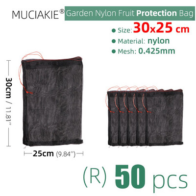 5-50 Fructe Legume Inserție Protectie Sacul de Cultivare Sacul de Protectie pentru Plante Anti Păsări Snur Plasă de nailon Control dăunător agricol