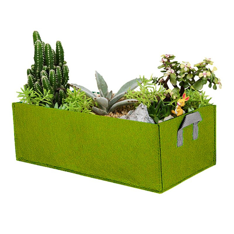 Saci de cultivare de grădină din pâslă Ghivece de grădină din țesătură Jardinieră din material ghiveci de cultivare Ghivece de legume în aer liber Sac de cultivare pentru grădină de legume Plantă de creștere a legumelor