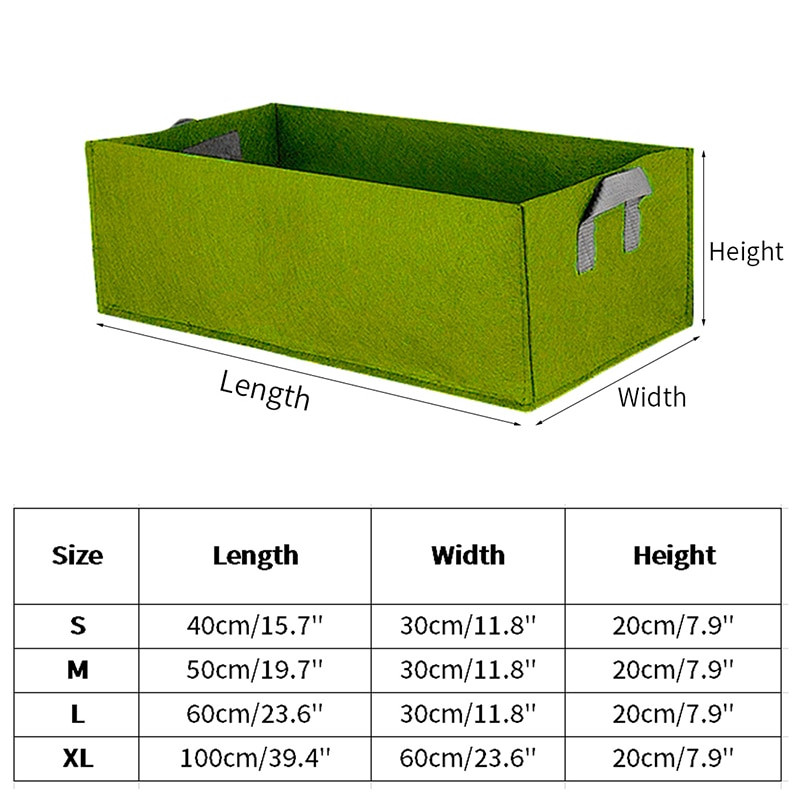 Saci de cultivare de grădină din pâslă Ghivece de grădină din țesătură Jardinieră din material ghiveci de cultivare Ghivece de legume în aer liber Sac de cultivare pentru grădină de legume Plantă de creștere a legumelor