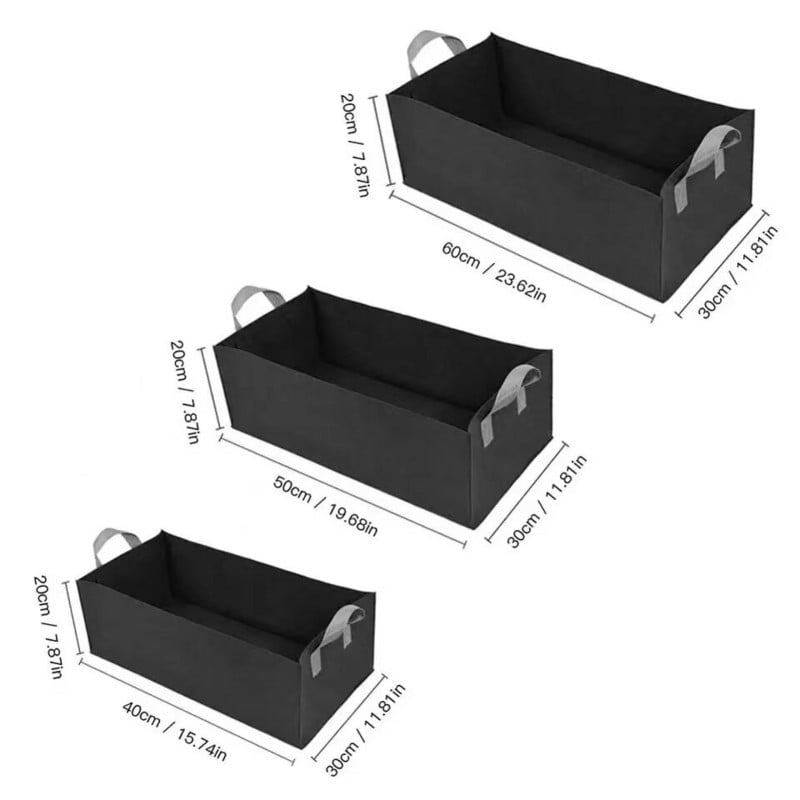 Ghiveci de flori Saci de cultivare țesătură nețesă Grădină Arbore Geantă pentru plante Grădină îngroșată Morcov Taro Sac de creștere Grădină de acasă