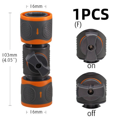 1-50 DB kerti tömlő gyorscsatlakozók elzáró szelep 1/2'' 3/4'' otthoni öntözés öntöző csatlakozó adapter autómosó szerelvények