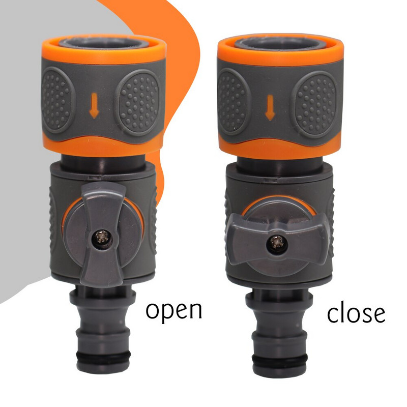 1-50 DB kerti tömlő gyorscsatlakozók elzáró szelep 1/2'' 3/4'' otthoni öntözés öntöző csatlakozó adapter autómosó szerelvények