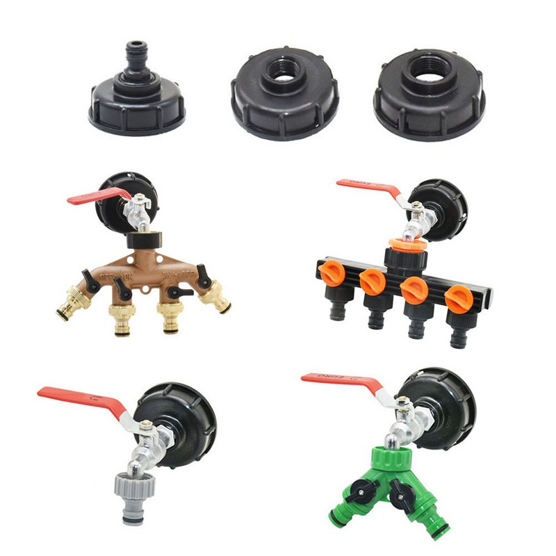 2 hüvelykes IBC tartálycsap adapter S60 * 6 mm durva menetű vízcsatlakozó szelep szerelvény mezőgazdasági víztartály csaptelep