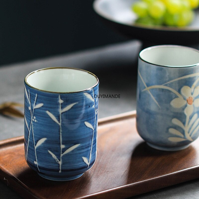 300ml Modern stílusú Kreatív Kerámia teáscsésze Personality short kávéscsészék bögre Kínai porcelán
