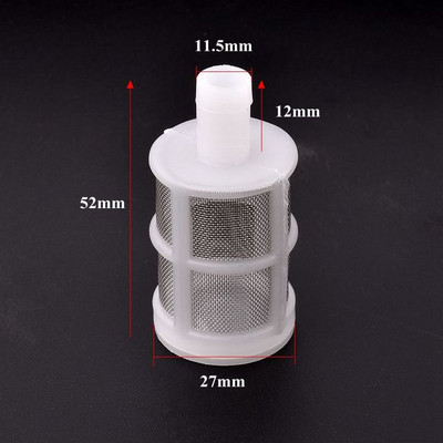 1 ~ 5 vnt 7-14 mm žarnos vamzdžio filtras sodo drėkinimo automobilių plovimo filtrai purkštuvas siurblys filtravimo tinklelis sietelis nerūdijančio plieno tinklelis