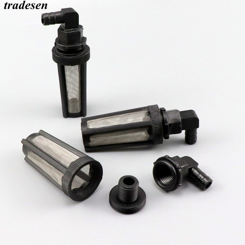 1 ~ 5 vnt 7-14 mm žarnos vamzdžio filtras sodo drėkinimo automobilių plovimo filtrai purkštuvas siurblys filtravimo tinklelis sietelis nerūdijančio plieno tinklelis