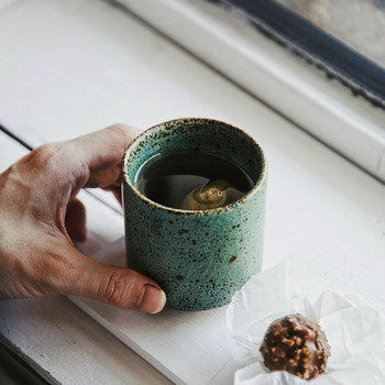 CHANSHOVA 160ml индивидуален ретро стил Матова текстура Керамична чаша за чай Чаша за кафе Китайска керамика H369