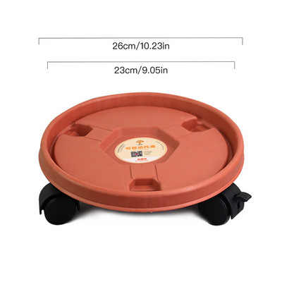 Posuda za lonce za cvijeće Okrugla plastična ladica Kotačići za palete Posuda za cvijeće Vaza s valjcima Držač lonca za cvijeće