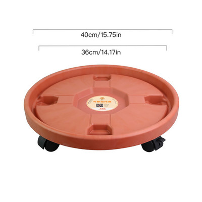 Posuda za lonce za cvijeće Okrugla plastična ladica Kotačići za palete Posuda za cvijeće Vaza s valjcima Držač lonca za cvijeće