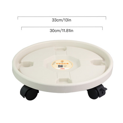 Posuda za lonce za cvijeće Okrugla plastična ladica Kotačići za palete Posuda za cvijeće Vaza s valjcima Držač lonca za cvijeće