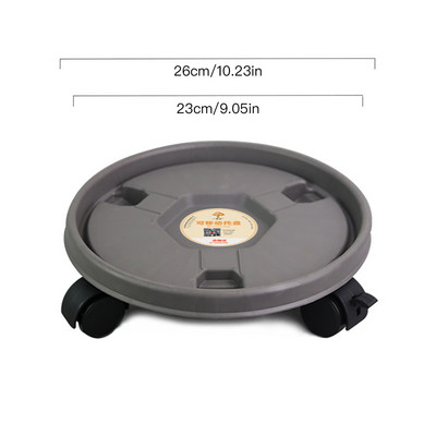 Posuda za lonce za cvijeće Okrugla plastična ladica Kotačići za palete Posuda za cvijeće Vaza s valjcima Držač lonca za cvijeće