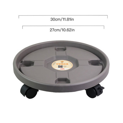 Posuda za lonce za cvijeće Okrugla plastična ladica Kotačići za palete Posuda za cvijeće Vaza s valjcima Držač lonca za cvijeće