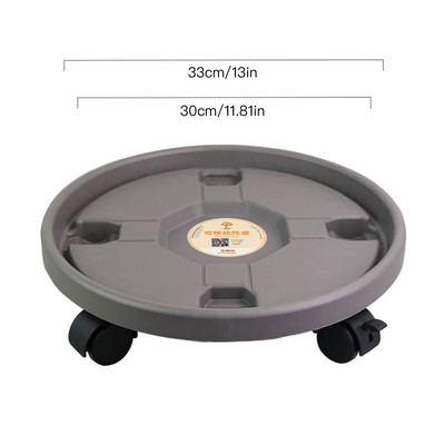 Posuda za lonce za cvijeće Okrugla plastična ladica Kotačići za palete Posuda za cvijeće Vaza s valjcima Držač lonca za cvijeće