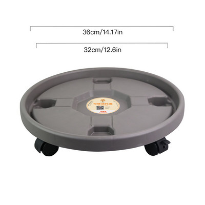 Posuda za lonce za cvijeće Okrugla plastična ladica Kotačići za palete Posuda za cvijeće Vaza s valjcima Držač lonca za cvijeće