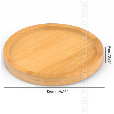 14 ghivece rotunde, pătrate, pentru flori, tavă din bambus, suport pentru lemn, pentru decorarea casei, aprovizionare pentru grădinărit, anti-decolorare, design simplu și elegant