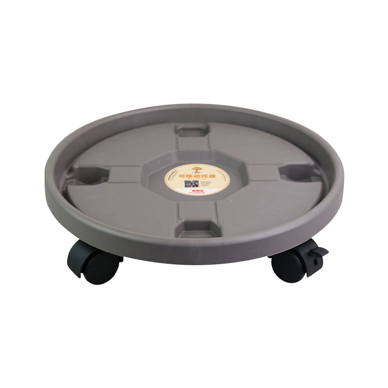 Plant Caddy Augalų lėkštė Vazonas Kilnojamų augalų stovas Padėklas gėlių vazonų padėklas Ratiniai augalai Vandens laikymo padėklų stovas gėlėms