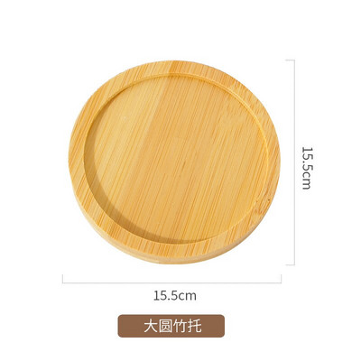 Suport de flori din lemn cu patru picioare Puternic, durabil, gratuit, suport pentru bonsai, tavă de acasă, oală, suport pentru raft de afișare din bambus, pentru decorarea plantelor Gard O5S3