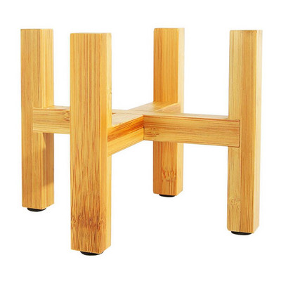 Medinis augalų stovas gėlių vazono pagrindo laikiklio kėdutė, skirta namų sodui, lauko gėlių augalų demonstravimui, laisvai stovintis bonsai laikiklis