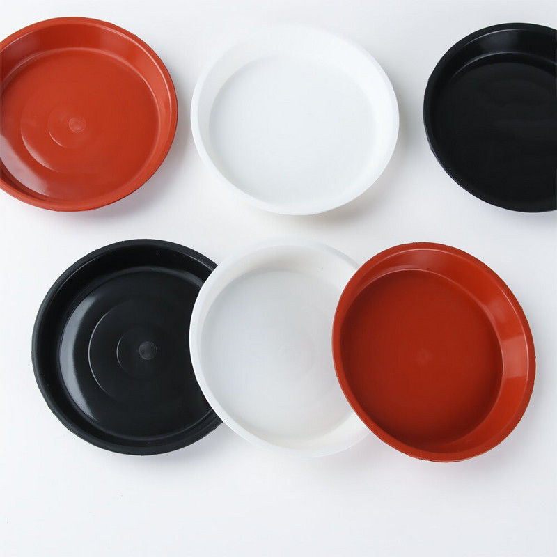 3 buc farfurioare pentru plante 4/6/7/8/10 inch tăvi pentru picurare tavă din plastic farfurii pentru interior exterior ghiveci rotund