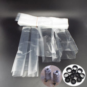 PVC Mushroom Spawn Grow Bag termesztés Ültető cserepek gyűrűs kultivációs ültetőgép Szubsztrát magas hőmérsékletű előre lezárható kerti ültetőszerszámok