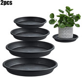 2 buc 4/6/7/8/10 inch farfurioară rotundă din plastic pentru plante, tăvi pentru picurare, farfurii de bază, durabile, pentru interior, în aer liber, acasă, grădină, pentru ghiveci
