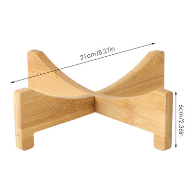 Tavă de ghiveci din lemn de bambus în formă de cruce multifuncțională Suport portabil pentru flori Suport pentru ghiveci pentru plante Raft pentru ghiveci Suport pentru plante