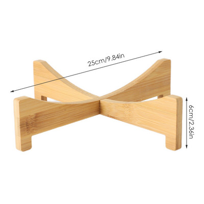 Tavă de ghiveci din lemn de bambus în formă de cruce multifuncțională Suport portabil pentru flori Suport pentru ghiveci pentru plante Raft pentru ghiveci Suport pentru plante