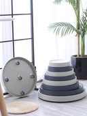 Mobilna baza pladnja za teglice za cvijeće Univerzalni kotač s kotačićem Disk za cvijeće Koloturnica za vuču Bijela plastika Skriveni nevidljivi kotač