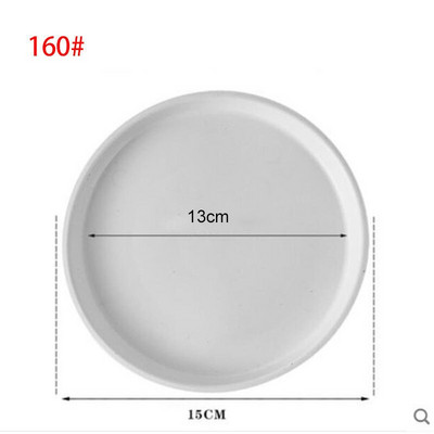10 buc ghivece din plastic pentru flori Tavă de grădină Ghiveci rotunde Farfurii tăvi pentru suport de bază Farfurie pentru interior în aer liber Accesorii de grădinărit pentru casă