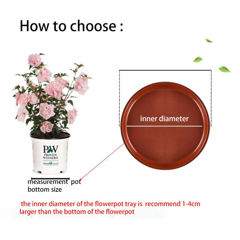 10 buc ghivece din plastic pentru flori Tavă de grădină Ghiveci rotunde Farfurii tăvi pentru suport de bază Farfurie pentru interior în aer liber Accesorii de grădinărit pentru casă