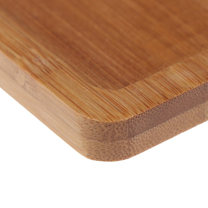 Bambuko apvalios kvadratinės lėkštės sukulentams vazonai padėklai Pagrindas Stovas Sodo dekoras Namų apdaila Amatai Natūralus bambukas