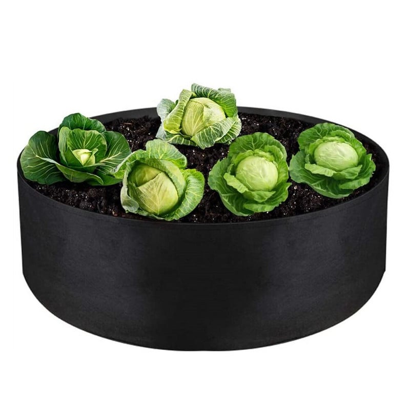 10/40/50/100 galoane țesătură grădină pat înălțat container rotund de plantare saci de cultivare ghiveci de jardinier țesătură pentru plante ghiveci de pepinieră