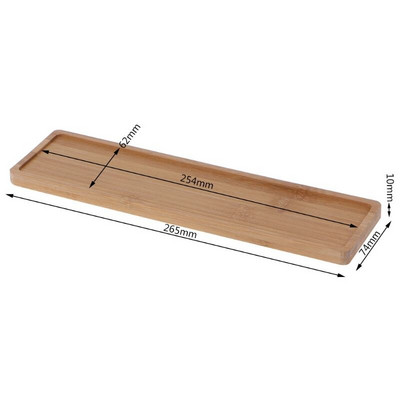 Farfurioara din lemn de bambus de forma ovala Tava pentru plante Mini ghiveci pentru plante StandX Design Home Jardiniere pentru balcon pentru plante de interior plan stand