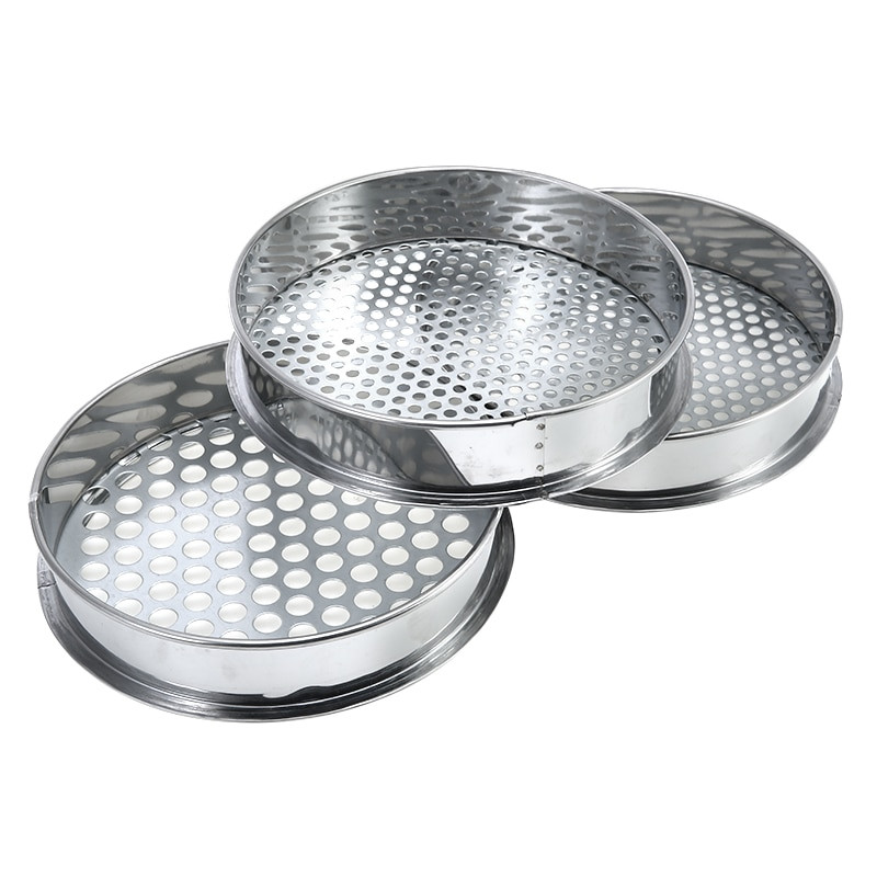 Metalinis sodo sietas, skirtas kompostinei žemei, akmens tinklelis, 6/7/12 mm sodo įrankių sietelis