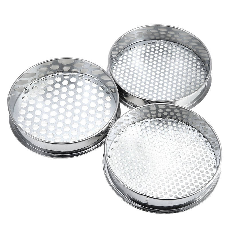 Metalinis sodo sietas, skirtas kompostinei žemei, akmens tinklelis, 6/7/12 mm sodo įrankių sietelis