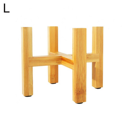 Nuimamas medinis gėlių vazonas Bonsai stovo laikiklis Namų sodas Vidinis balkonas Namų gėlių vazonų stendas Augalų stovo lentyna