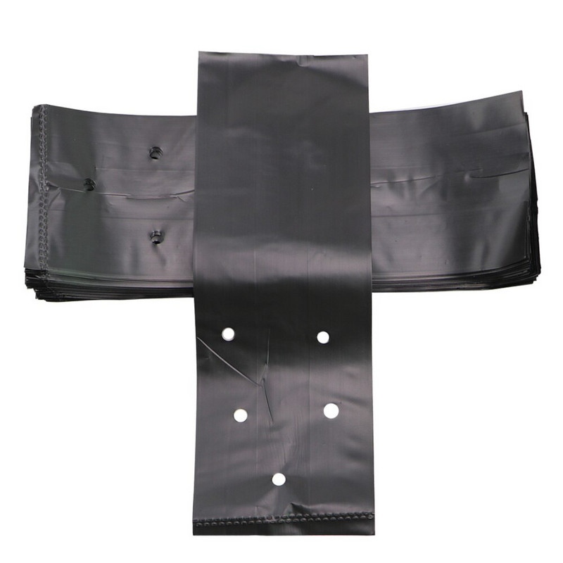 14 dimensiuni, pungă pentru răsaduri din plastic PE, saci de creștere, flori de grădină, fructe și legume, transplant de cultivare