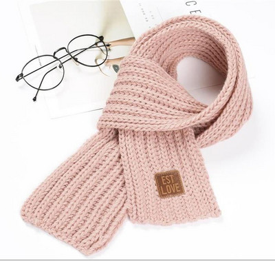 Παιδικό πλεκτό κασκόλ για κορίτσια