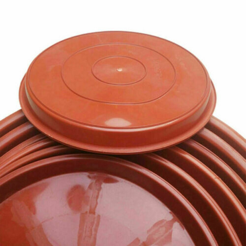 10 vnt Augalų padėklas, tvirtas plastikinis lėkštė Augalų gėlių vazonų lėkštės Vandens padėklo pagrindas namų balkono sodo dekoravimui