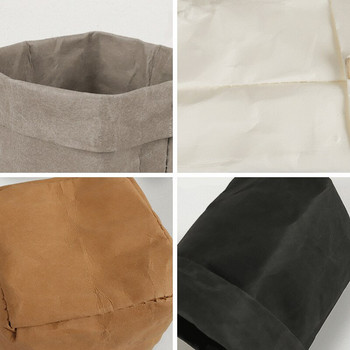 Творчески миещи се чанти за съхранение Мини сукуленти Покривало за саксия от крафт хартия Чанта за саксия Детска стая Органайзер за различни вещи
