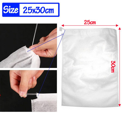 100 vnt. Vaisių apsaugos maišelis Augalų auginimo maišeliai Neaustinis audinys vynuogėms Daržovės Obuoliai Maišelis tinklinis krepšys Sodo priedai Įrankiai