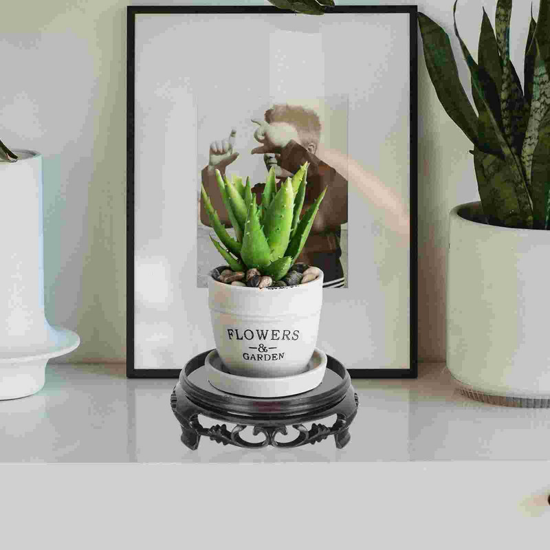 5 bucăți baze de ghivece de flori Tăvi din plastic pentru ghivece de flori Suport de depozitare pentru artă Baza de afișare pentru plante în ghiveci pentru balconul de acasă