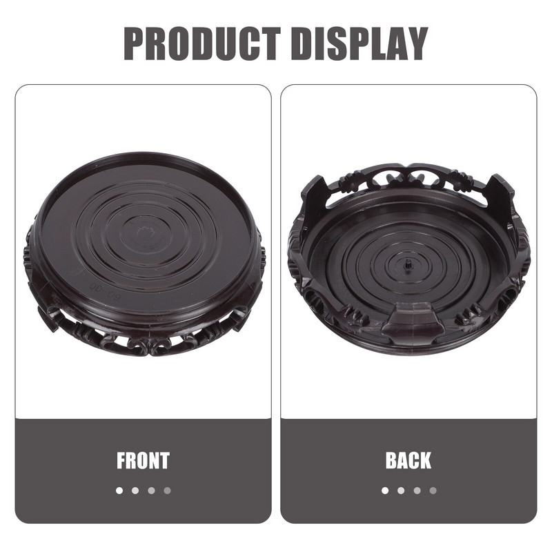 5 bucăți baze de ghivece de flori Tăvi din plastic pentru ghivece de flori Suport de depozitare pentru artă Baza de afișare pentru plante în ghiveci pentru balconul de acasă