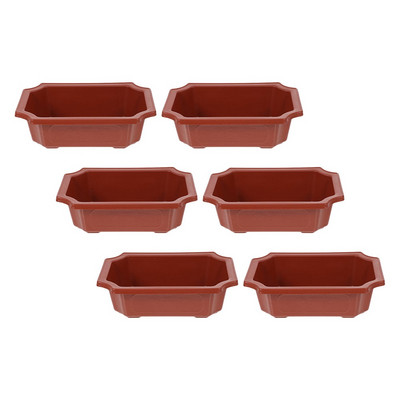 Ghiveci de flori din plastic 6 buc. Plante suculente Ghivece pentru plantare Bonsai Ghiveci peisaj