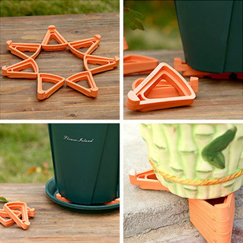 Plant Pot Feet Invisible Flower Pot Risers Gardening Plant Container Potted Plant Stand for Indoor Outdoor FPing