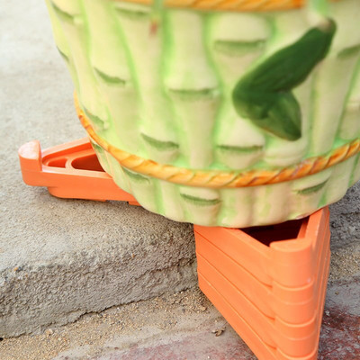 Cserepes lábak láthatatlan virágcserép-emelők Kertészeti Növénykonténer Cserepes növényállvány beltéri kültéri FPinghez