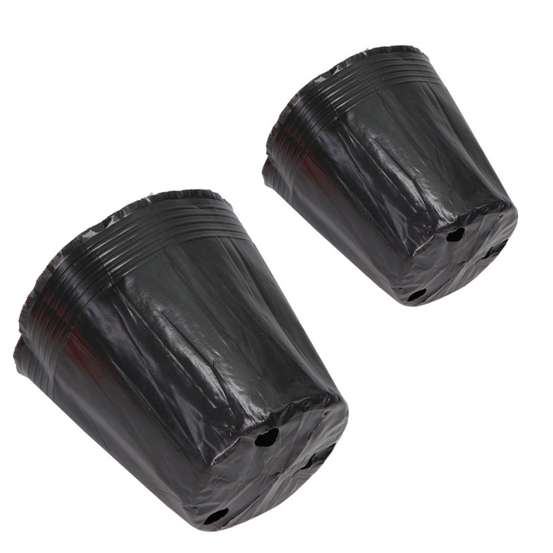 5-100 buc 16 dimensiuni, de unică folosință, ghiveci de plantare din plastic, bol de nutriție, cutie pentru răsaduri, cutie neagră pentru răsaduri, saci de cultivare pentru grădină.