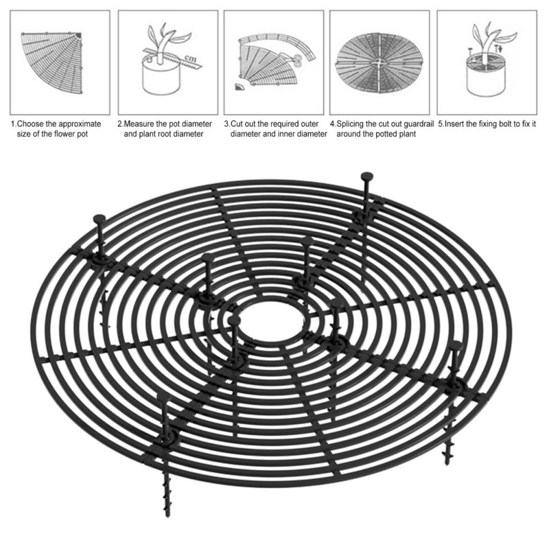Augalų vazono tinklelis Augalų tinklelis Gėlių vazono dangtis Vidinis Lauko Daugkartinis augalų vazono tinklelio dangtis Įvairūs dydžiai Šunys Katės Kasimo Kamštis