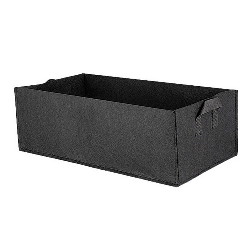 Saci de cultivare pentru plantare dreptunghiulară Behogar, ghivece de grădină, cu mâner pentru jardiniere de flori pentru copac